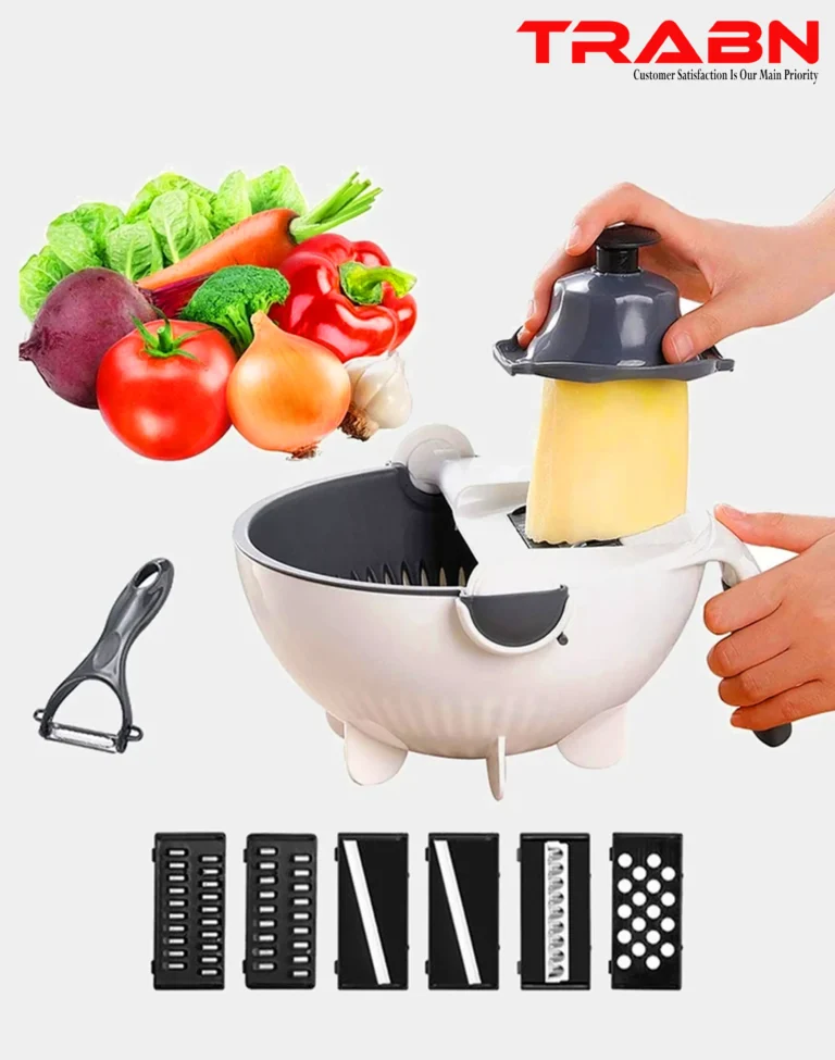 9-in-1 Vegetable Cutter With Drain Basket