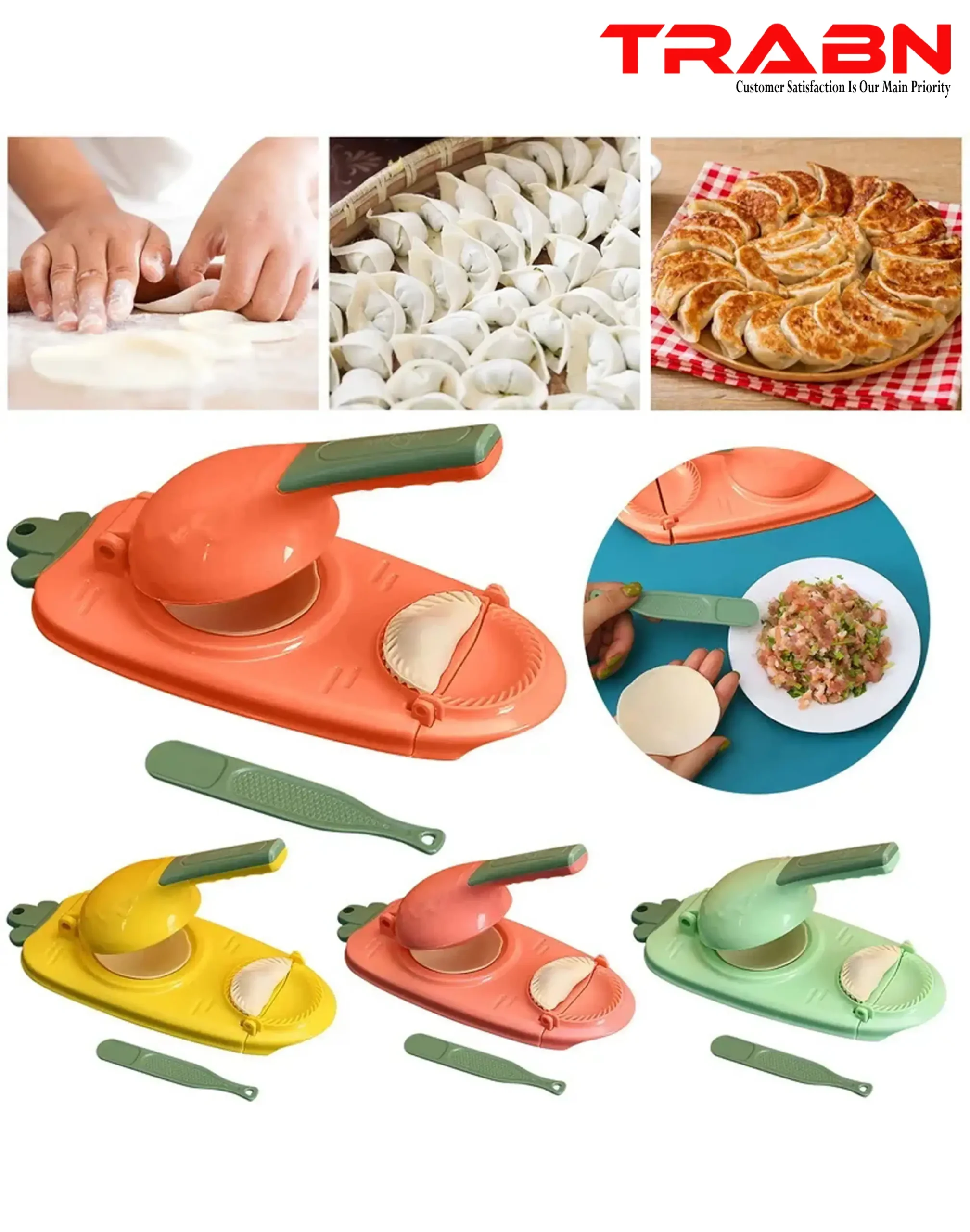 2 In 1 Dumpling Maker Puli Pitha Maker