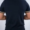 Men's Premium Striped T-Shirt - Black Images