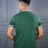 Men’s Premium Striped T-Shirt – Green Images