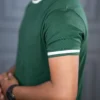 Men’s Premium Striped T-Shirt – Green Images