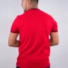 Men’s Premium Striped T-Shirt – Red Images