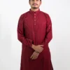 Premium Indian sequence Panjabi Red