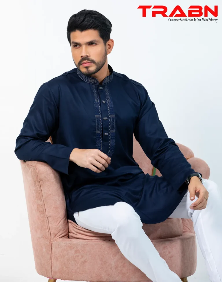 Mens Premium Embroidery Panjabi-19472P