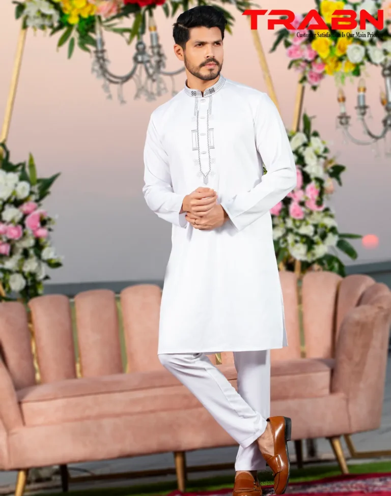 Mens Premium Embroidery Panjabi-19473P