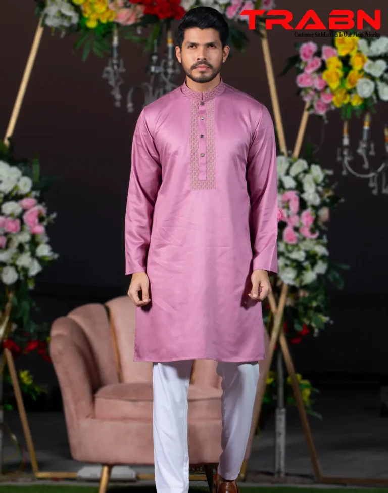 Mens Premium Embroidery Panjabi-19477P