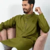 Mens Premium Embroidery Panjabi-19482P