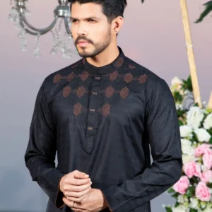 Mens Premium Embroidery Panjabi-19496P