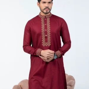 Mens Platinum Embroidery Panjabi-19500P