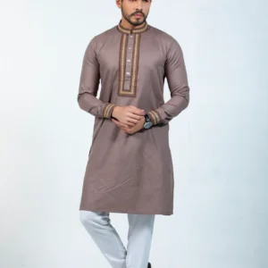 Mens Platinum Embroidery Panjabi-19502P