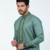 Mens Platinum Embroidery Panjabi-19503P