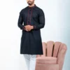 Mens Platinum Embroidery Panjabi-19510P