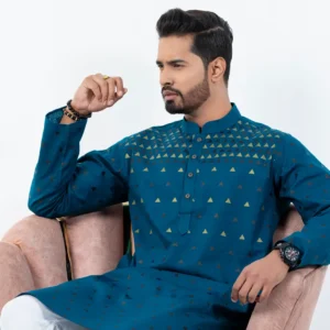 Mens Premium Printed Panjabi-19535P