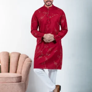 Mens Premium Printed Panjabi