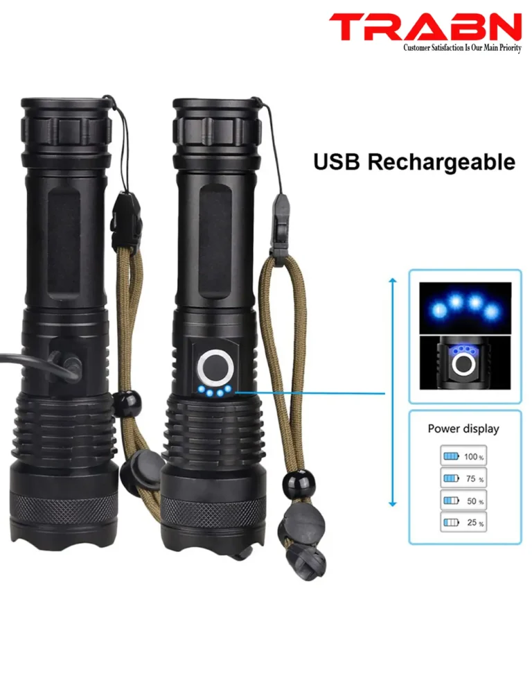 Rechargeable Waterproof ZOOM LED USB Light