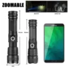 Rechargeable-Waterproof-LED-Zoom-USB-Light