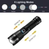 Rechargeable-Waterproof-LED-Zoom-USB-Light