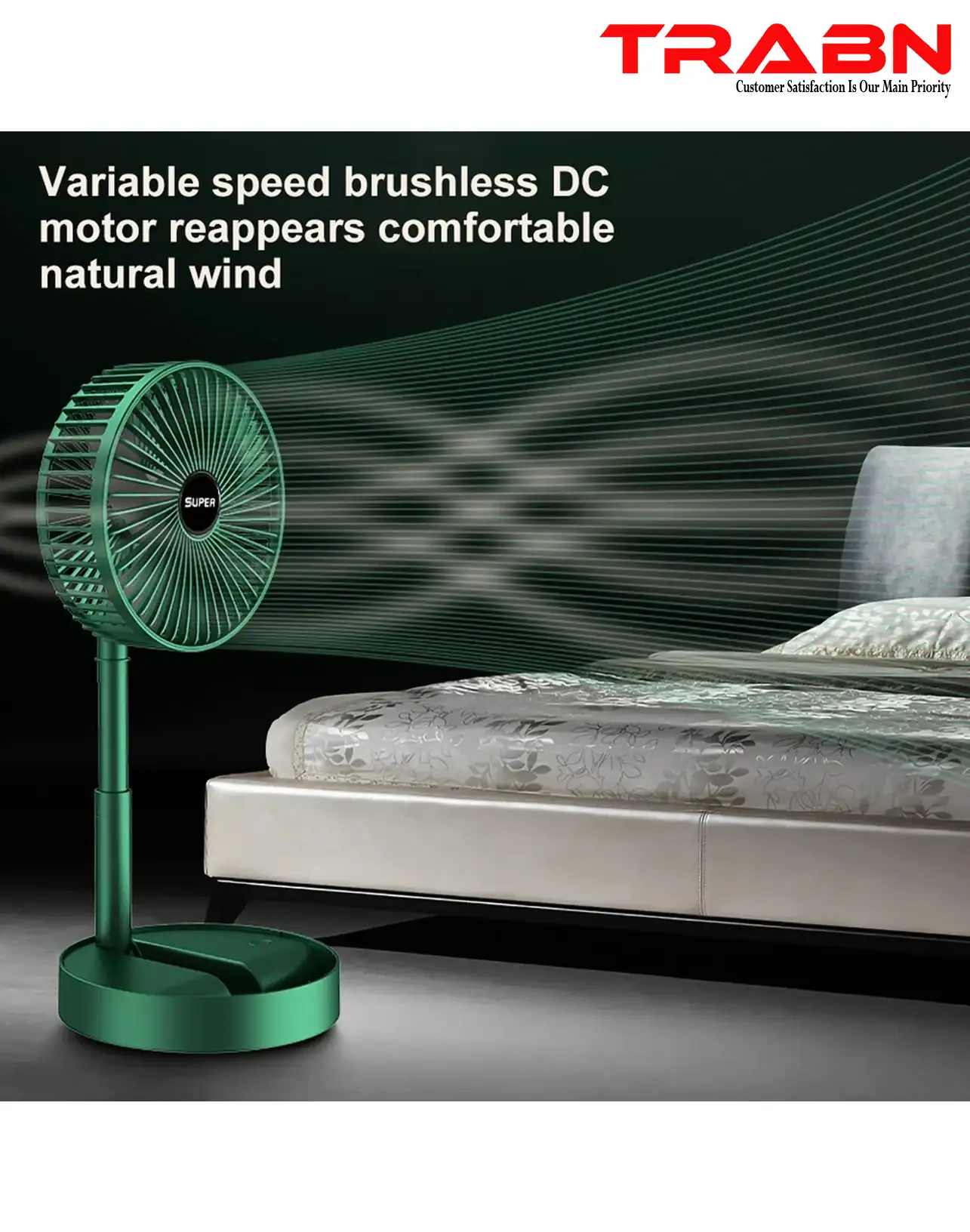 Portable Strong Rechargeable Cooling Super Fan