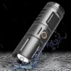 Rechargeable Led Torch Light, Waterproof Strong Led Zoom Flashlight With Power Bank