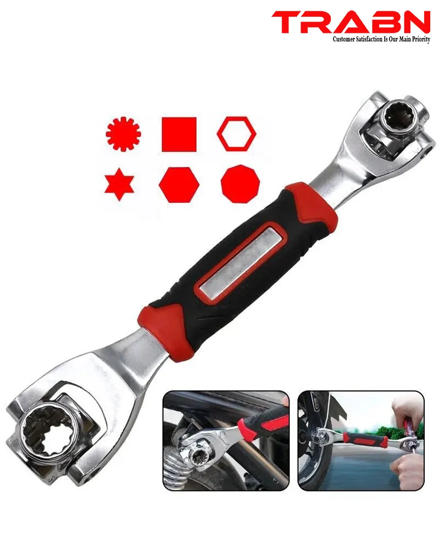 Carbon Steel Two Portion 360 Degree Smart Wrench Tools